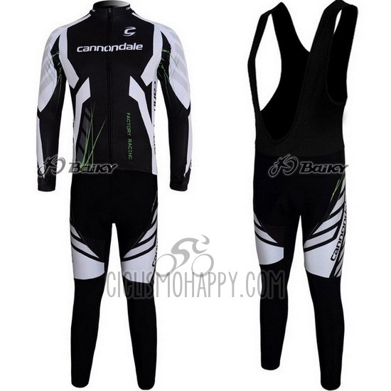 Cannondale Cycling Jersey Bib Tight 2012 Men Long Sleeve Black